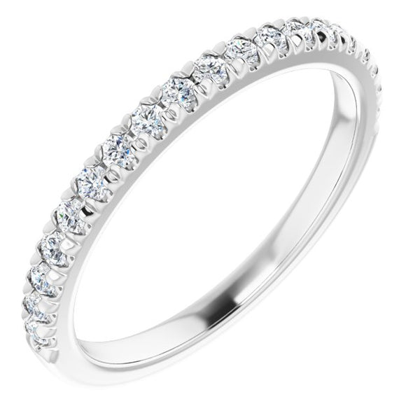 Cubic Zirconia Anniversary Ring Band, Customer Designed Style 2641 Matching Band