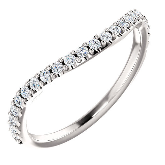 Cubic Zirconia Anniversary Ring Band, Style 122-14 (Alisa Matching Band)